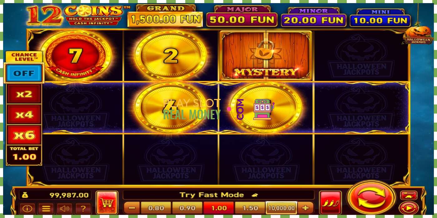 Слот 12 Coins Grand Gold Edition Halloween Jackpots на реальные деньги, картинка - 3