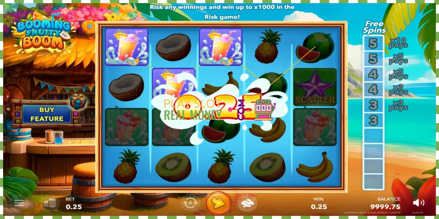 Слот Booming Fruity Boom на реальные деньги, картинка - 3