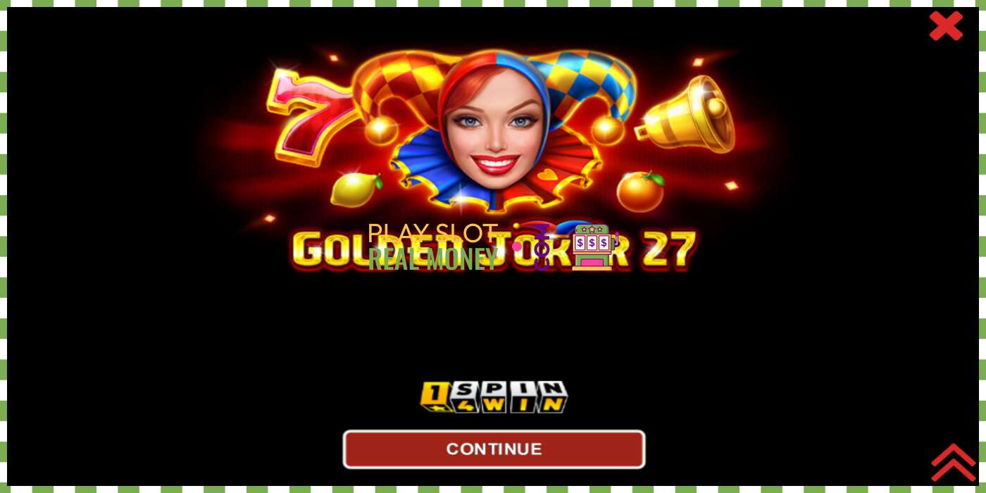 Слот Golden Joker 27 Hold & Win на реальные деньги, картинка - 1