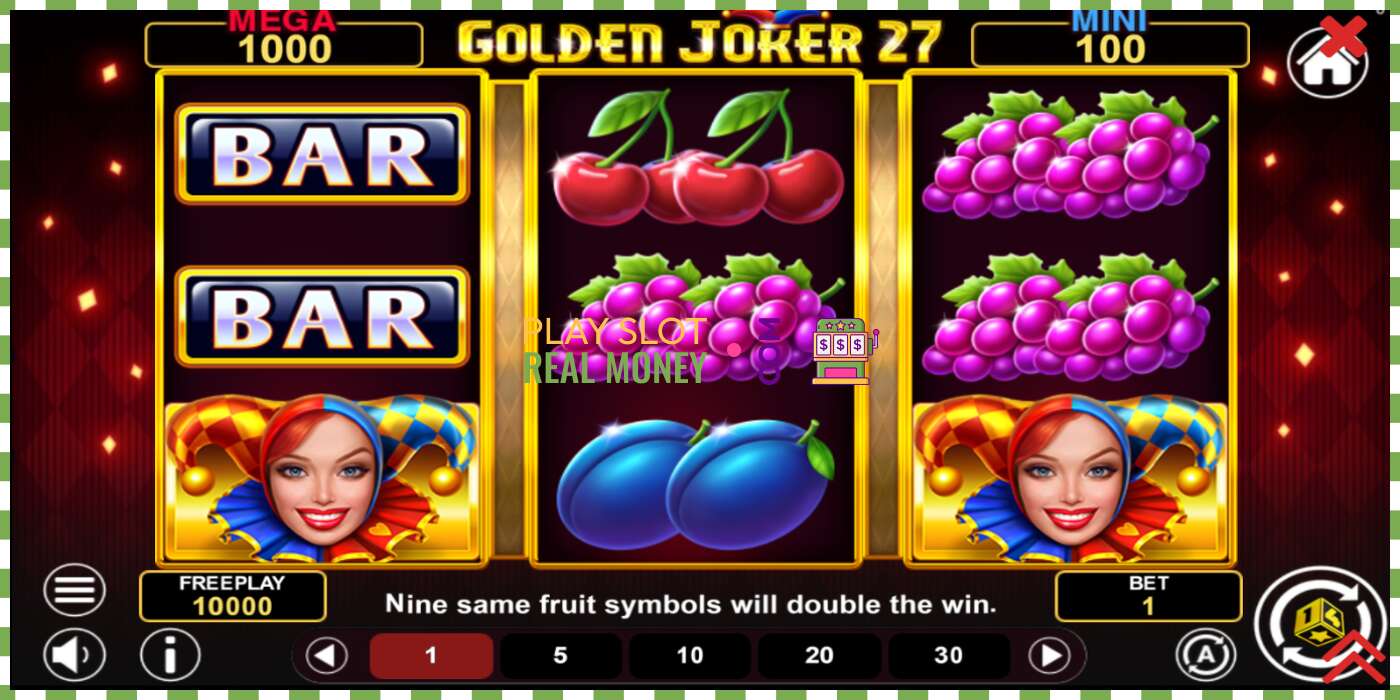 Слот Golden Joker 27 Hold & Win на реальные деньги, картинка - 2