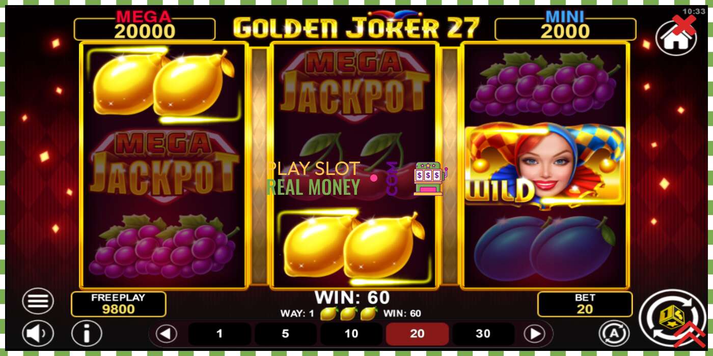 Слот Golden Joker 27 Hold & Win на реальные деньги, картинка - 3