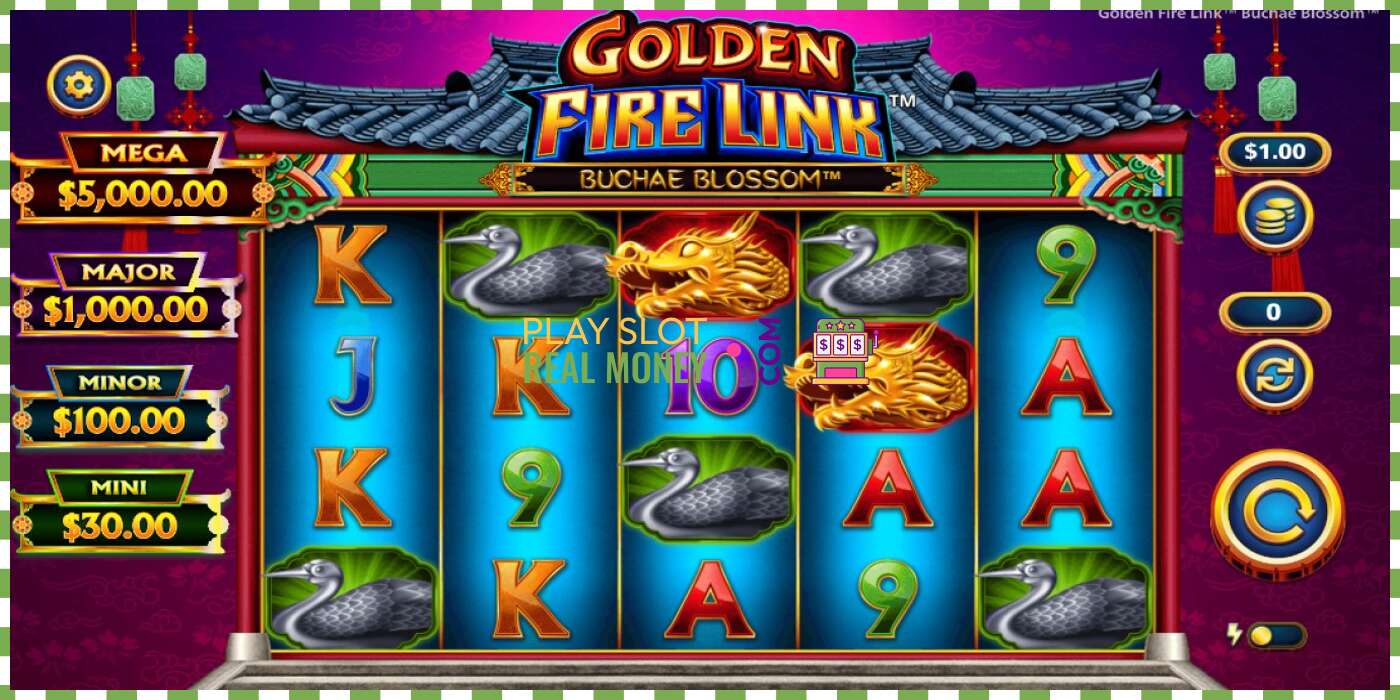 Слот Golden Fire Link Buchae Blossom за прави новац, слика - 1