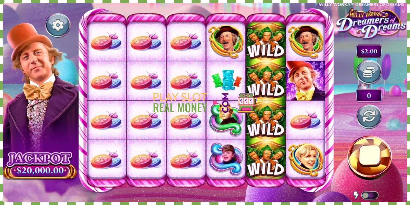 Slot Willy Wonka Dreamers of Dreams por diñeiro real, imaxe - 2