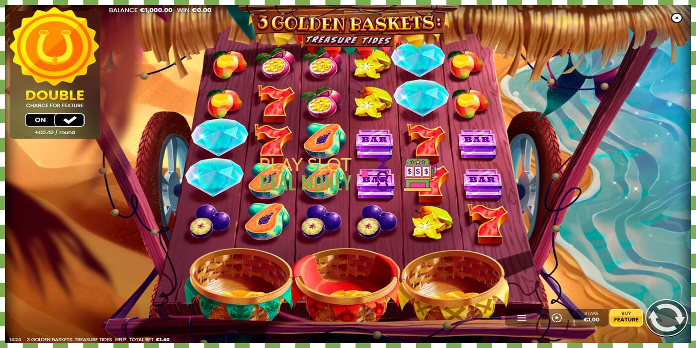 Слот 3 Golden Baskets: Treasure Tides на реальные деньги, картинка - 1