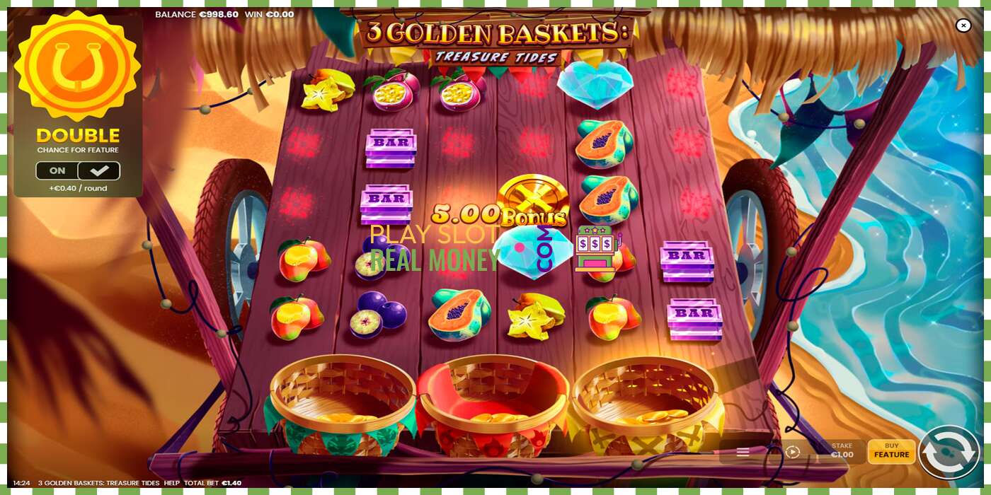 Слот 3 Golden Baskets: Treasure Tides на реальные деньги, картинка - 2