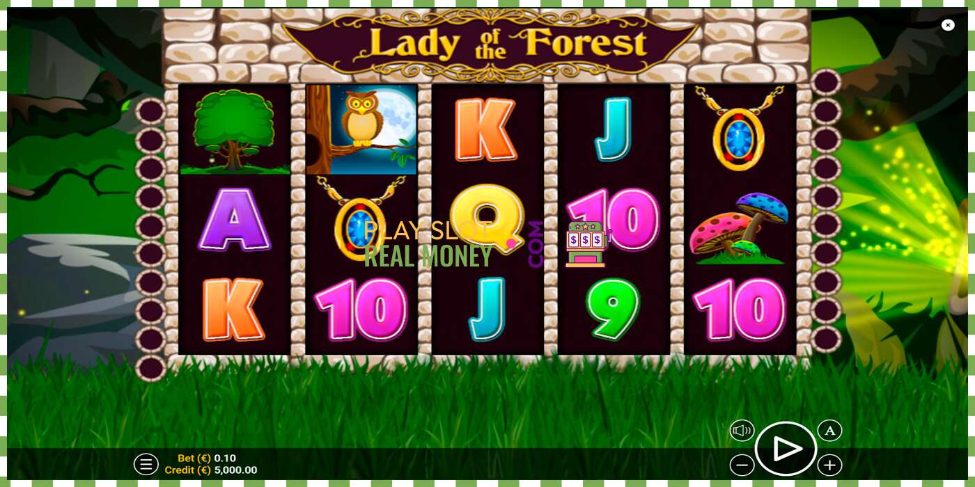 Slot Lady of the Forest for real money, picture - 1