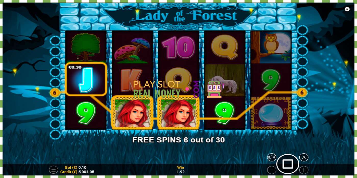 Slot Lady of the Forest for real money, picture - 4