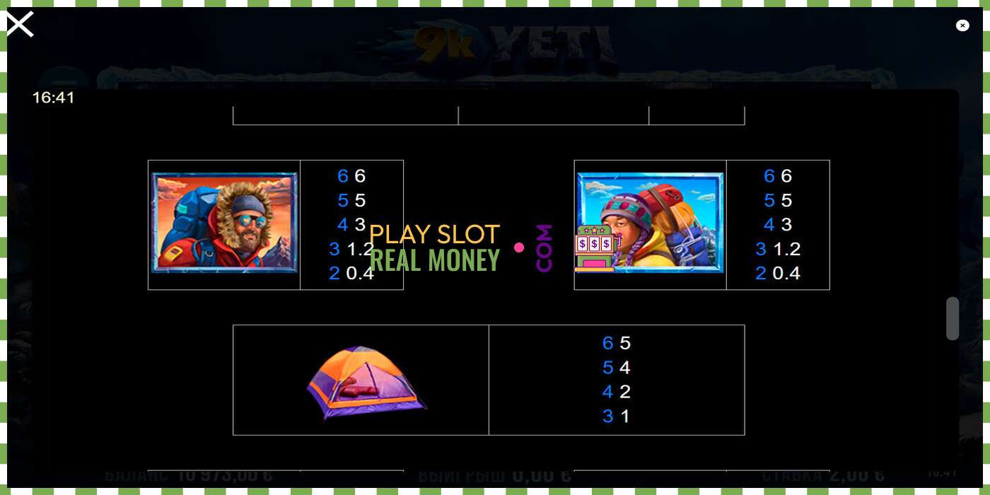 Slot 9k Yeti za skutočné peniaze, obrázok - 5