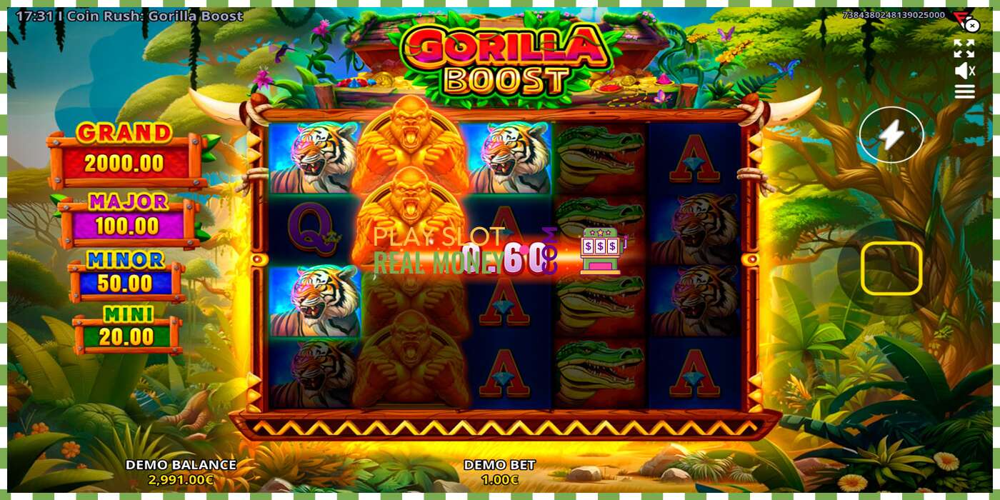 Слот Coin Rush: Gorilla Boost на реальные деньги, картинка - 3