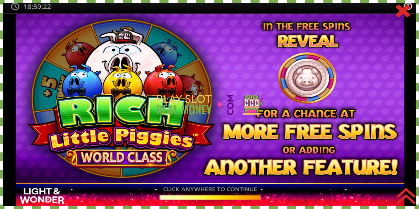 Слот Rich Little Piggies World Class на реальные деньги, картинка - 1