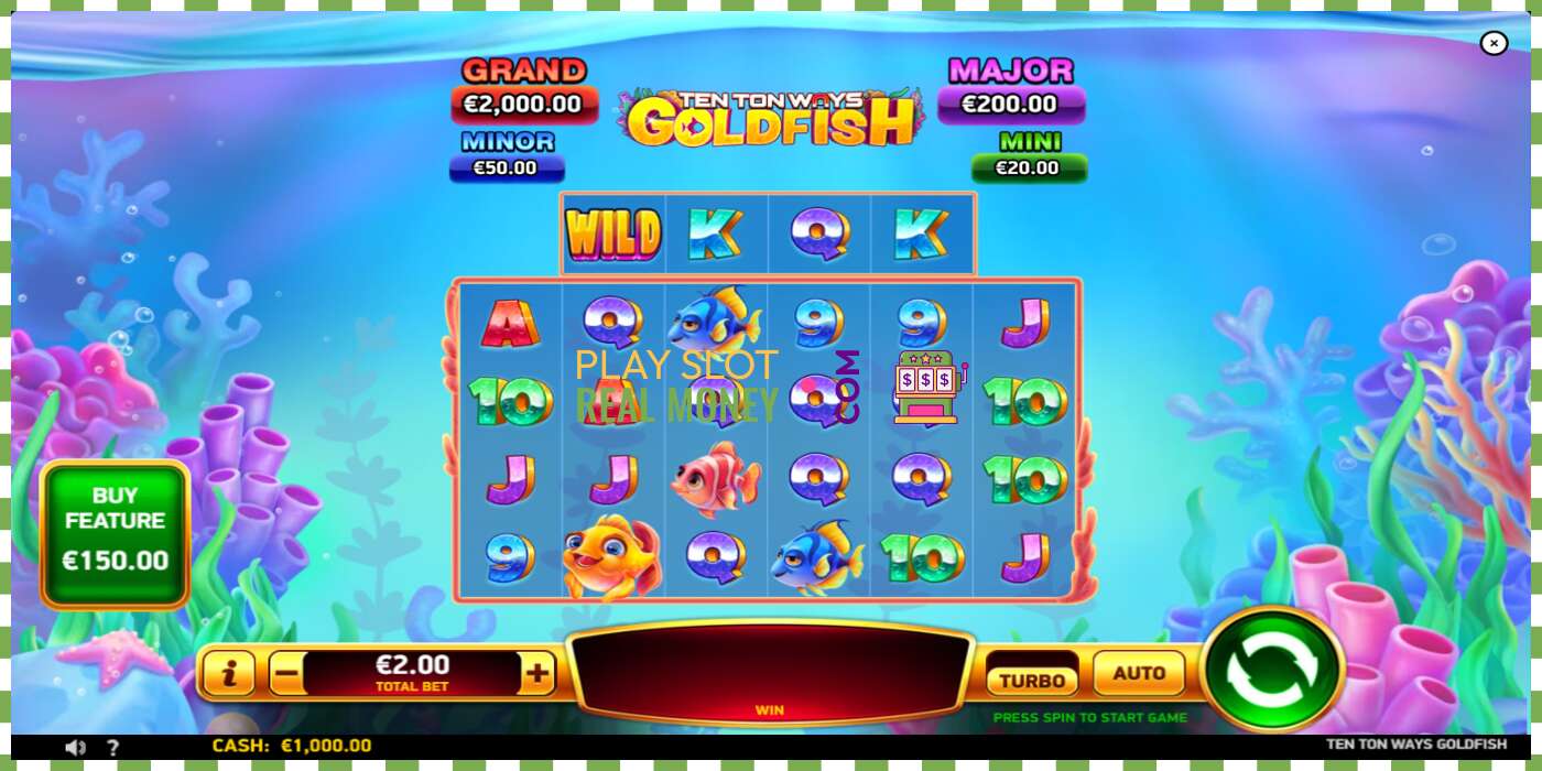 Слот Ten Ton Ways Goldfish на реальные деньги, картинка - 2