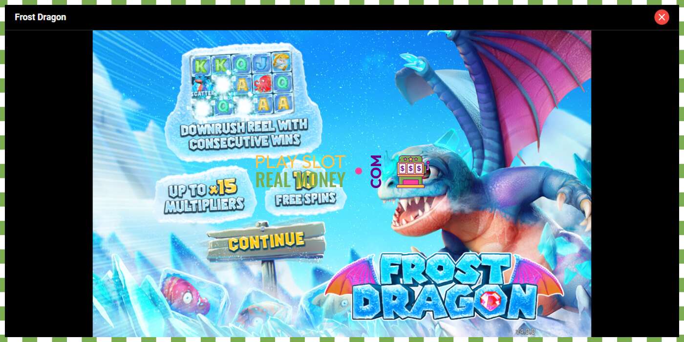 Слот Frost Dragon на реальные деньги, картинка - 1