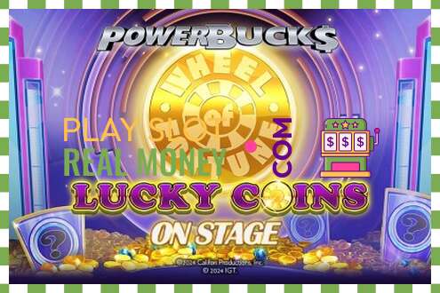 Slot PowerBucks Wheel of Fortune Lucky Coins On Stage za skutočné peniaze