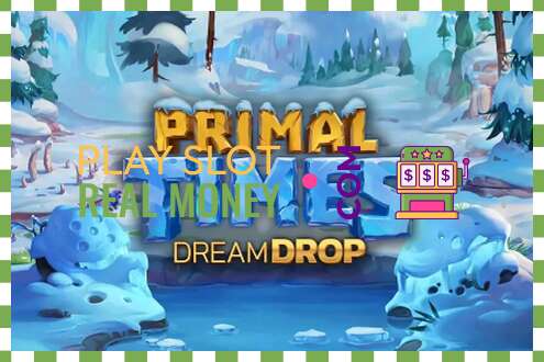 Sliotán Primal Times Dream Drop ar airgead fíor