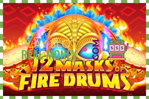 Slot 12 Masks of Fire Drums por dinheiro de verdade