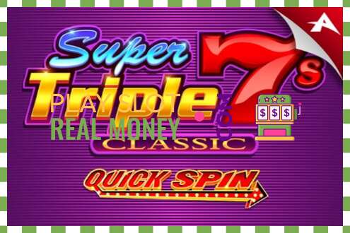 Slots Super Triple 7s Classic par īstu naudu