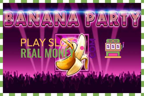 Sliotán Banana Party ar airgead fíor